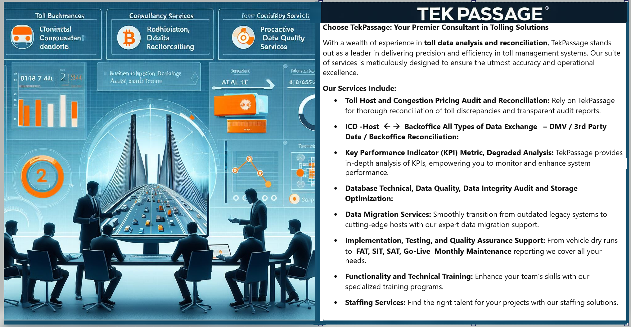 Tekpassage Tolling Solution