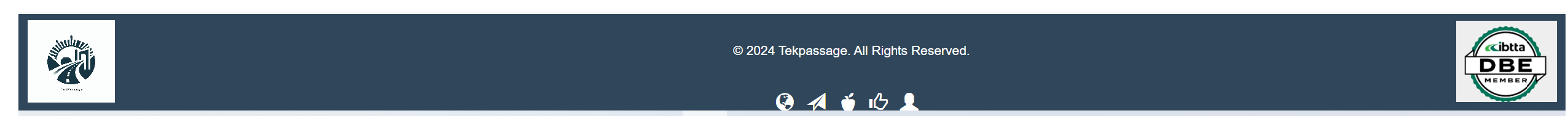 Tekpassage Footer